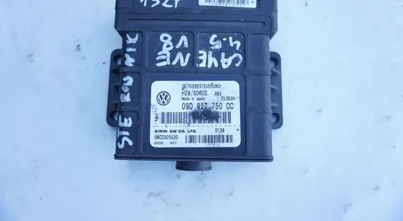 Porsche Cayenne (9PA) Gearbox control unit/module 09D927750CC