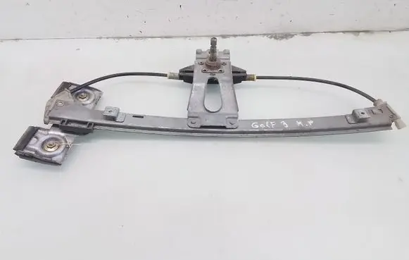 Volkswagen Golf III Front door manual window regulator 1H4839401B