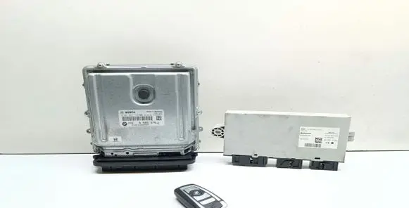 BMW 7 F01 F02 F03 F04 Engine ECU kit and lock set 8585376 0281031773 9359011