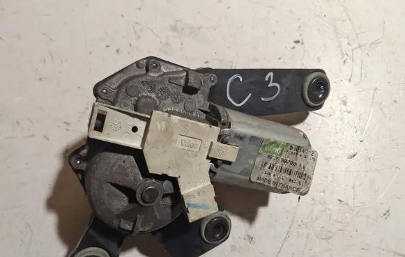 Citroen C3 Rear window wiper motor 9637158780 53014712