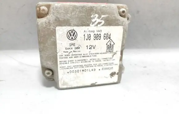 Volkswagen PASSAT B5 Airbag control unit/module 1J0909604