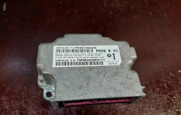 Dodge Caliber Airbag control unit/module P04672603AE 39754C TNPME2226P0111