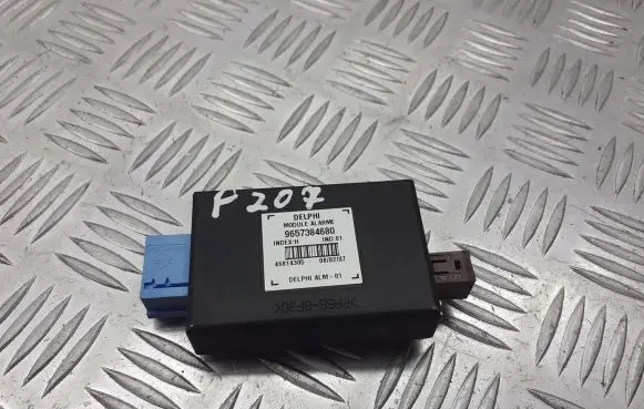 Peugeot 207 Alarm control unit/module 9657384680