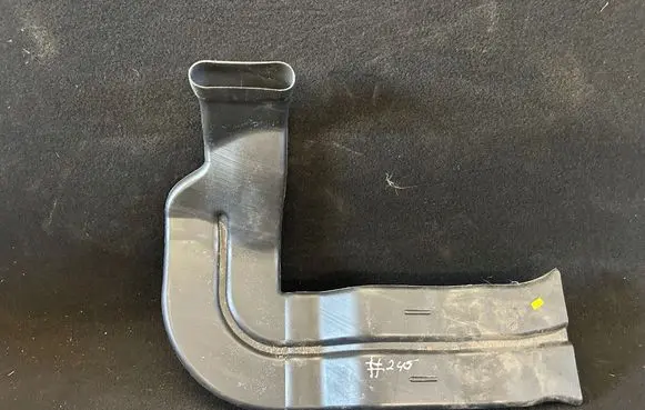 Cabin air duct channel