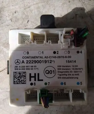 Mercedes-Benz C W205 Door control unit/module A2229001912 A2229015803