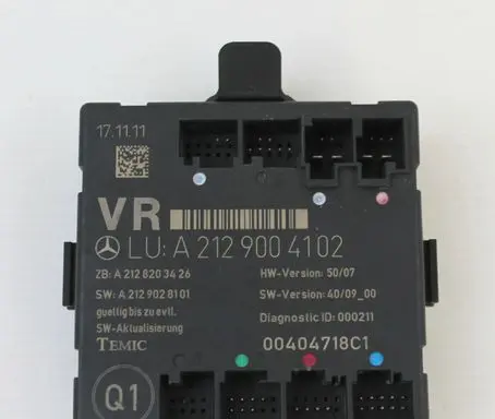 Mercedes-Benz E C207 W207 Door control unit/module A2129004102