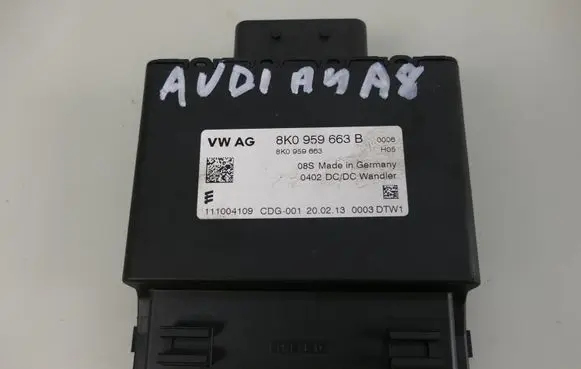 Audi A4 S4 B8 8K Voltage converter/converter module 8K0959663B 8K0959663 111004109