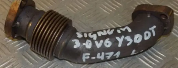 Opel Vectra C Exhaust gas pipe 