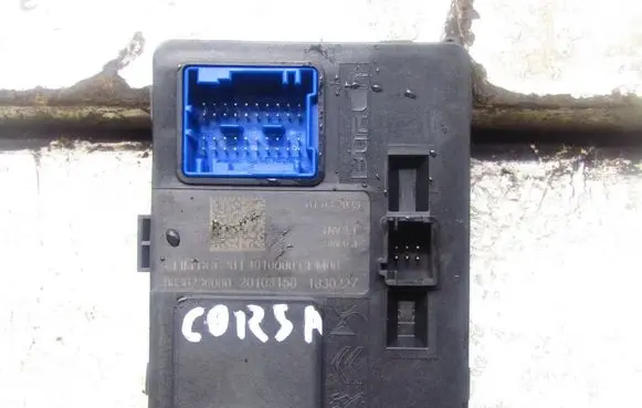 Opel Corsa F Air conditioner control unit module 9836236080