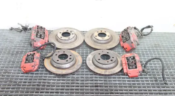 Audi Q7 4L Brake discs and calipers set BREMBO