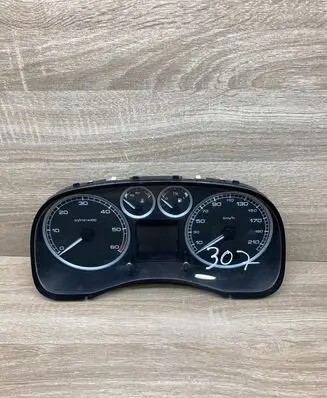 Peugeot 307 Speedometer (instrument cluster) 9651299680E 21651862