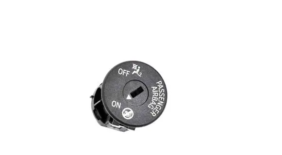 Passenger airbag on/off switch