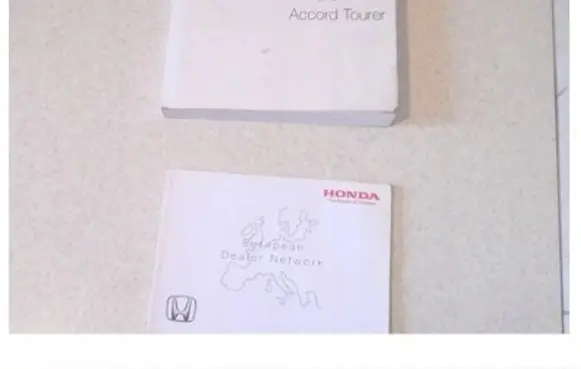 Honda Accord User manual 