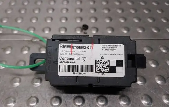 BMW 3 F30 F35 F31 Other control units/modules 8706502
