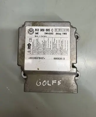 Volkswagen Golf Plus Airbag control unit/module 1K0909605C 02H013S2100 5WK43413