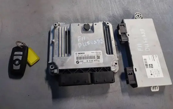 BMW 5 F10 F11 Engine ECU kit and lock set 8518477 13618518477 13618576333