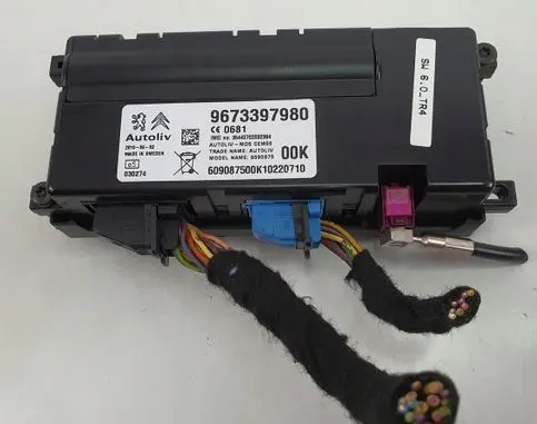 Citroen C5 Bluetooth control unit module 9673397980