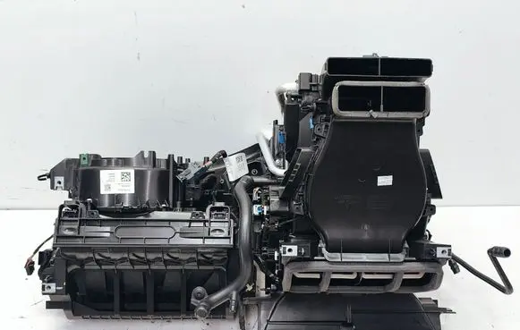 Interior heater climate box assembly