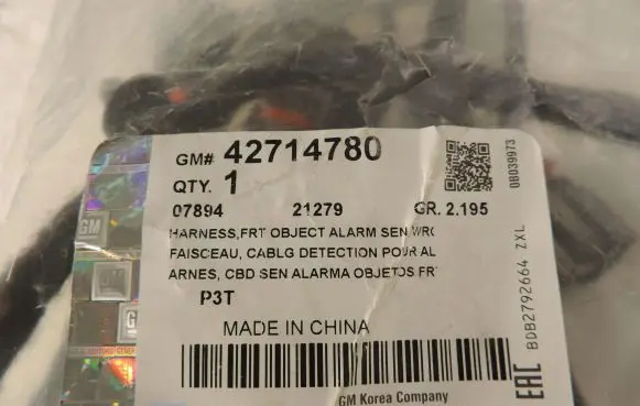 Opel Mokka X Other wiring loom 42714780