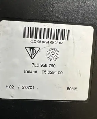 Porsche Cayenne (9PA) Seat control module 7L0959760 05029400 050294000