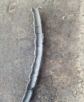 Front bumper foam support bar