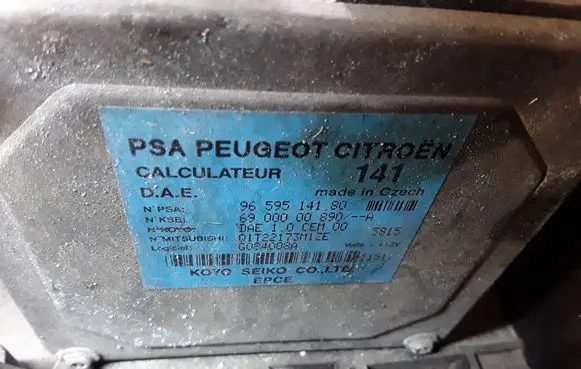 Citroen C3 Power steering control unit/module 9659514180