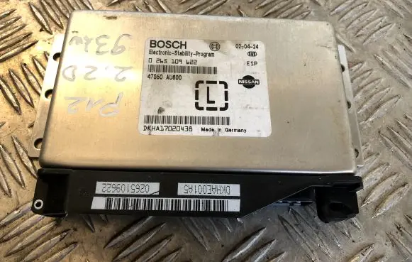 Nissan Primera ESP (stability system) control unit 47850AU600 0265109622 DKAH17020438