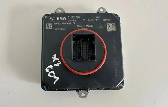 BMW X3 G01 LED ballast control module 7472770 20180814 147000056600