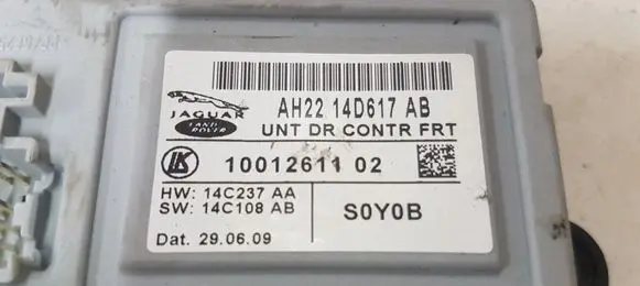 Jaguar XF X250 Door control unit/module 1001261102 AH2214D617AB 14C237AA