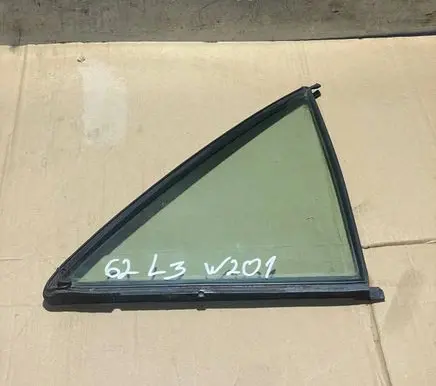 Mercedes-Benz 190 W201 Rear vent window glass 43R001057 DOT27M23000AS2