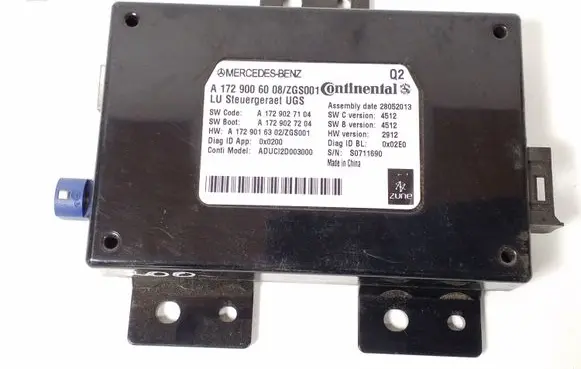 Mercedes-Benz E C207 W207 Other control units/modules A1729006008