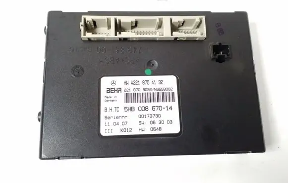 Mercedes-Benz S W221 Climate control unit A2218704192
