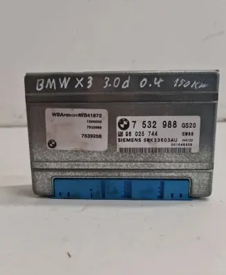 BMW X3 E83 Gearbox control unit/module 7532988 96025744 5WK33503AU