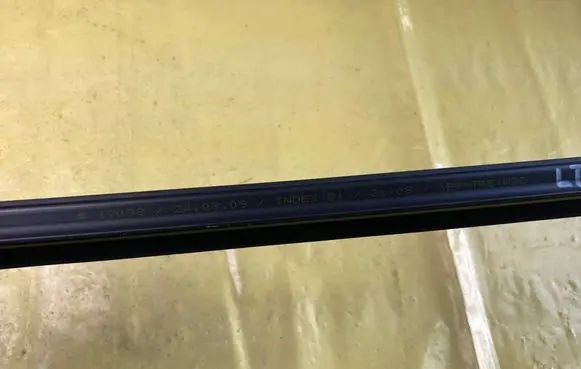 Mercedes-Benz B W245 Rear door glass trim molding A1697351365