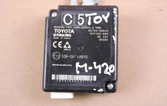 Toyota Yaris Cross Door control unit/module 897400D010 10R0514970