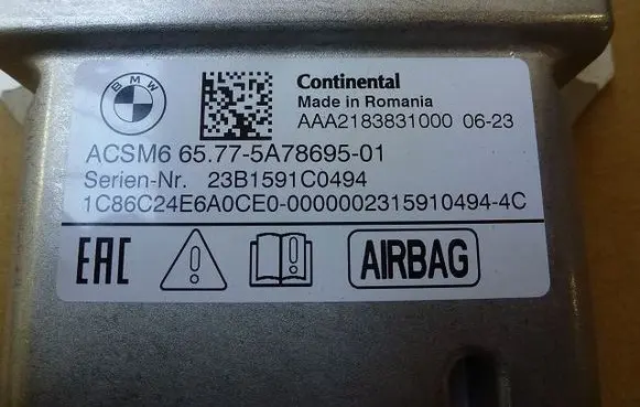 BMW iX Passenger airbag AAA2183831000