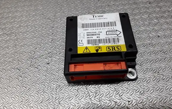 Peugeot 607 Airbag control unit/module 9643869780