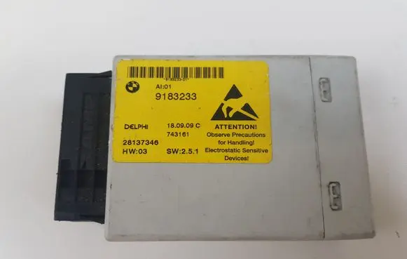BMW 5 E60 E61 Center console control module 9183233 28137346