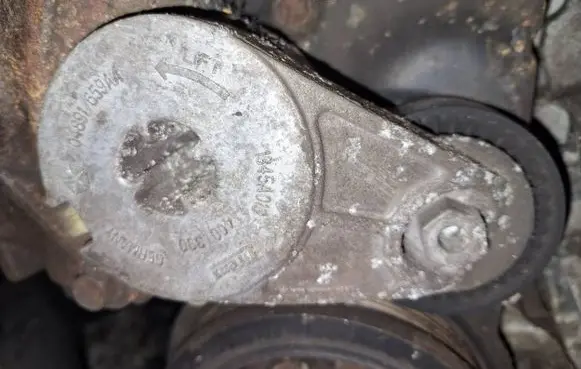 Generator/alternator belt tensioner