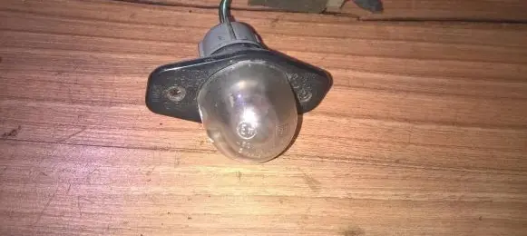Number plate light
