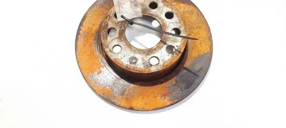 Volkswagen Jetta V Rear brake disc neventiliuojamas