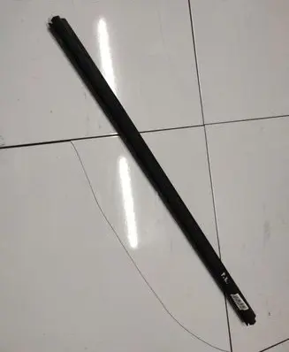 Mitsubishi Lancer X Front door glass trim molding 
