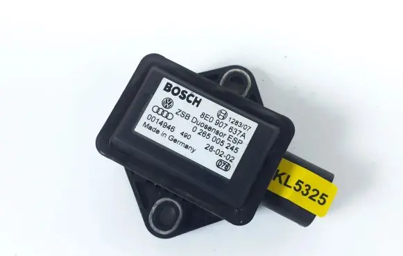 Audi A4 S4 B7 8E 8H ESP acceleration yaw rate sensor 8E0907637A KL5325