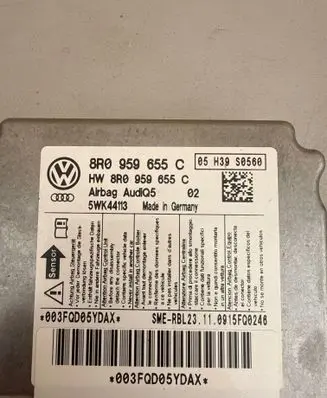 Audi Q5 SQ5 8R Airbag control unit/module 8R0959655C 5WK44113