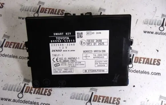 Lexus IS 220D-250-350 Keyless (KESSY) go control unit/module 8999053015