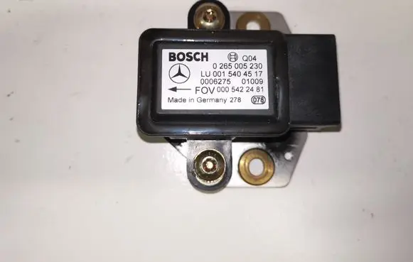 Mercedes-Benz E W210 ESP acceleration yaw rate sensor 0265005230 0015404517