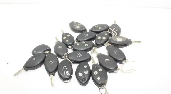 Citroen C5 Ignition key/card 18PCS