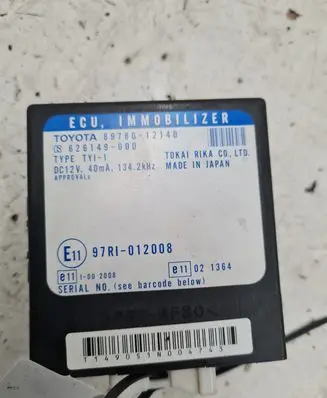 Toyota Corolla E120 E130 Other control units/modules 89780121140