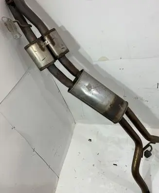 Volkswagen Touareg II Middle muffler/silencer 7L6253211R . 7L6253211E |00000000000