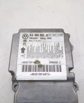 Volkswagen Scirocco Airbag control unit/module 1K0909605